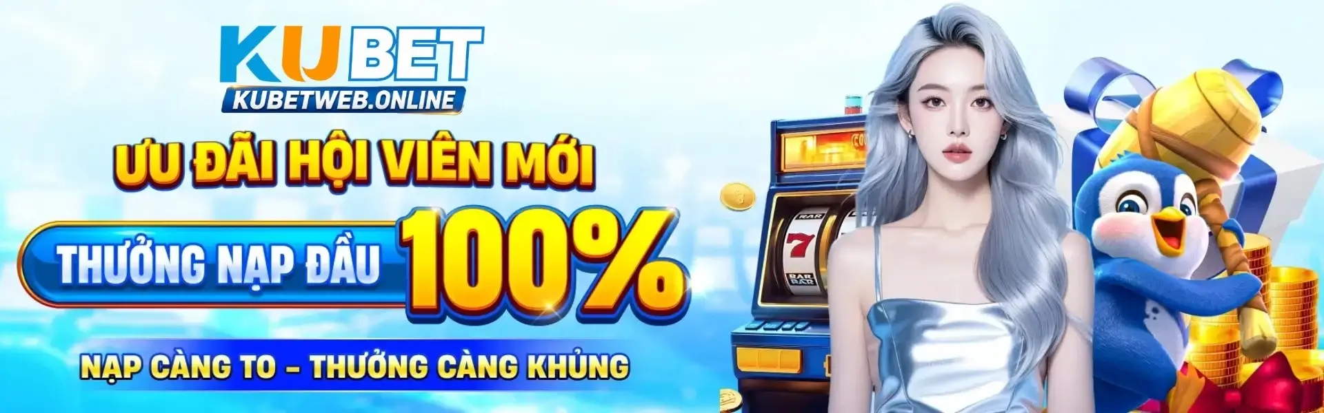 Kubet thưởng nạp đầu 100%