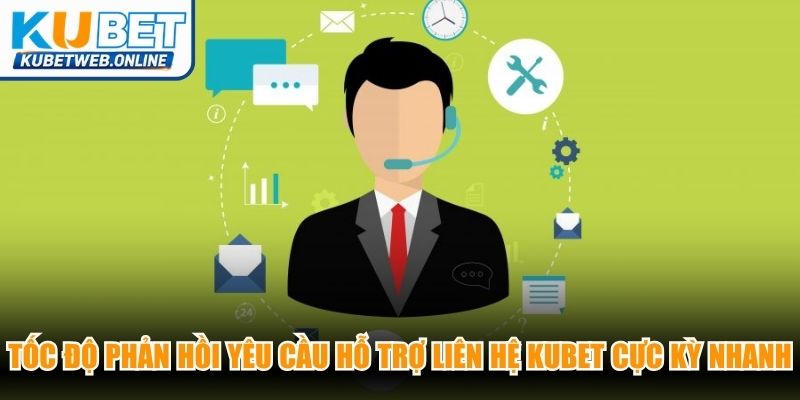 Tốc độ phản hồi yêu cầu hỗ trợ liên hệ Kubet cực kỳ nhanh