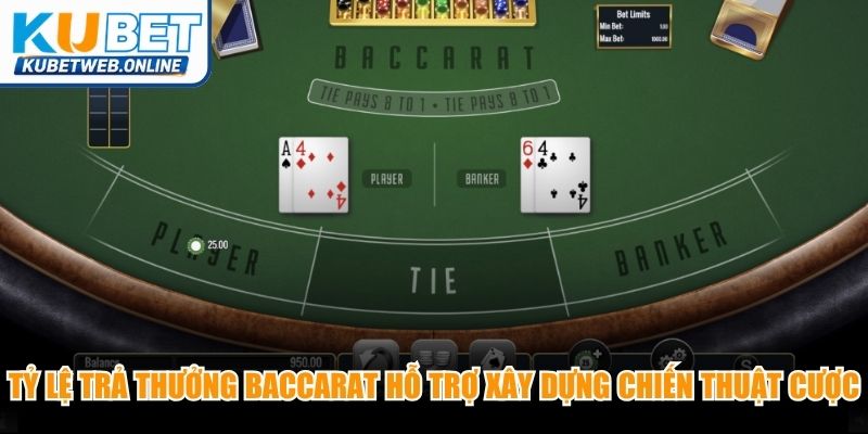 Tỷ lệ trả thưởng Baccarat hỗ trợ xây dựng chiến thuật cược
